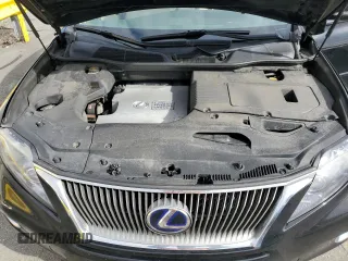 2011 Lexus RX 450h with VIN JTJBC1BA8B2043548, listed as a Copart auction lot 50727405 with 157,839 mi miles and Salvage Title. Bid and sale history available at DreamBid. Image 12.