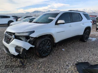 2024 Chevrolet Traverse with VIN 1GNETYKWXRJ132260, listed as a Copart auction lot 42018065 with 14,584 mi miles and Salvage title. Bid and sale history available at DreamBid. Image 1.