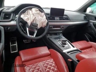 2020 Audi SQ5 Premium Plus with VIN WA1B4AFY1L2023175, listed as a Copart auction lot 45053424 with 54,170 mi miles and Salvage Title. Bid and sale history available at DreamBid. Image 8.