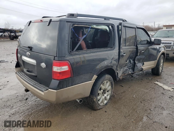 2012 Ford Expedition Max King Ranch with VIN 1FMJK1J5XCEF34365, listed as a Copart auction lot 42457555 with 202,487 mi miles and Non repairable. Bid and sale history available at DreamBid. Image 3.