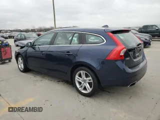 2015 Volvo V60 T5 Drive-E Premier Plus with VIN YV140MECXF1213854, listed as a Copart auction lot 41046234 with 0 mi miles. Bid and sale history available at carsss.com. Image 2.