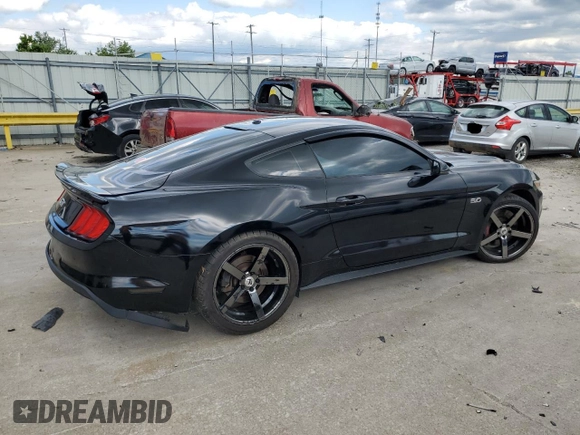 2015 Ford Mustang GT with VIN 1FA6P8CF7F5317859, listed as a Copart auction lot 57721495 with 125,668 mi miles and Salvage title. Bid and sale history available at DreamBid. Image 3.