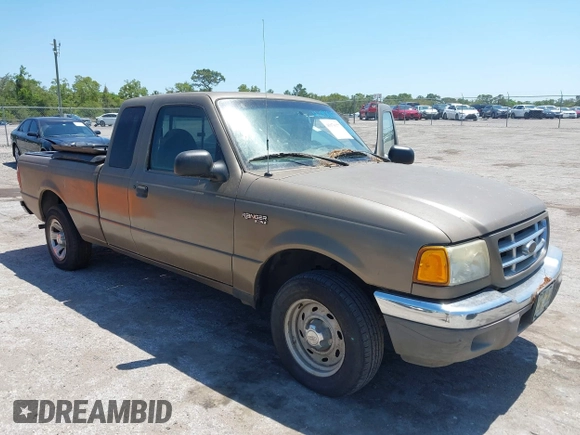 2003 Ford Ranger XL Fleet with VIN 1FTYR44VX3TA38974, listed as a IAAI auction lot 41970177 with 191,839 mi miles. Bid and sale history available at carsss.com. Image 1.