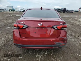 2021 Nissan Versa SV with VIN 3N1CN8EV4ML856575, listed as a Copart auction lot 58821295 with Not provided miles and Salvage title. Bid and sale history available at DreamBid. Image 6.