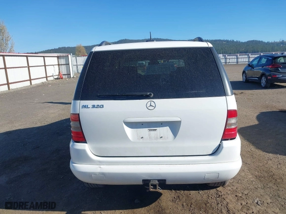 2001 Mercedes-Benz M-Class with VIN 4JGAB54E01A257846, listed as a IAAI auction lot 42010998 with 194,597 mi miles. Bid and sale history available at carsss.com. Image 16.