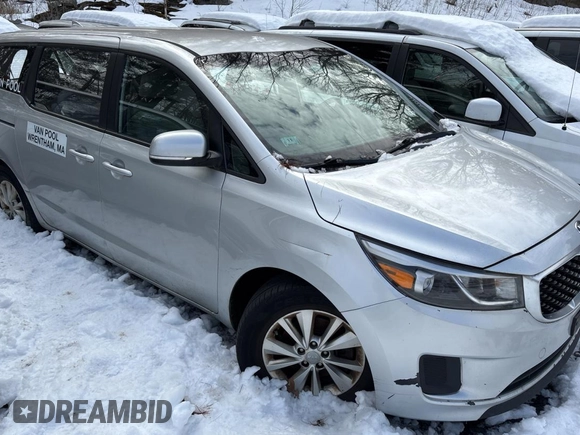 2016 Kia Sedona L with VIN KNDMA5C13G6173955, listed as a Copart auction lot 47967475 with 203,987 mi miles and Clean Title. Bid and sale history available at DreamBid. Image 1.