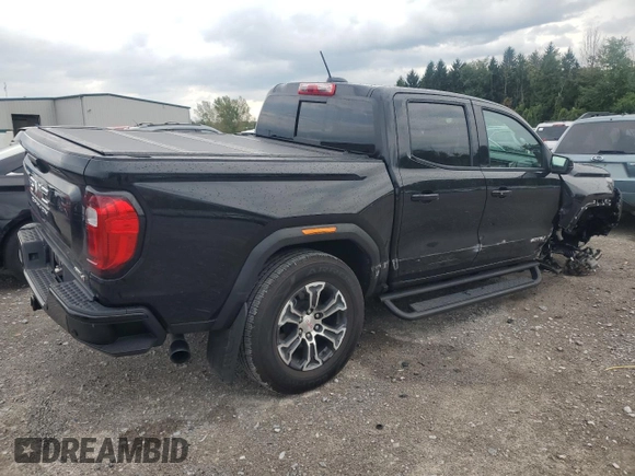 2023 GMC Canyon 4WD AT4 with VIN 1GTP6DEK8P1138775, listed as a Copart auction lot 70655754 with 0 mi miles and Salvage Title. Bid and sale history available at carsss.com. Image 3.