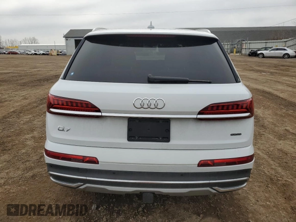 2021 Audi Q7 Premium z VIN WA1AXAF70MD023877, wystawiony jako Copart lot #49084005 z przebiegiem 28 431 mil mil oraz Nie do naprawy • Non repairable. Historia ofert i sprzedaży dostępna na DreamBid. Obrazek 6.
