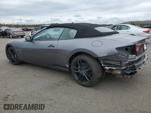 2019 Maserati GranTurismo Convertible Sport with VIN ZAM45VMA4K0315806, listed as a Copart auction lot 52621375 with 12,463 mi miles and Salvage Title. Bid and sale history available at carsss.com. Image 2.
