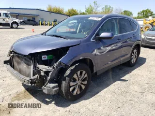 2012 Honda CR-V EX-L with VIN 5J6RM3H71CL048179, listed as a Copart auction lot 52107535 with 104,991 mi miles and Salvage Title. Bid and sale history available at carsss.com. Image 1.