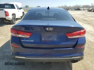 2019 Kia Optima LX with VIN 5XXGT4L33KG277679, listed as a Copart auction lot 48365435 with 124,878 mi miles and Salvage Title. Bid and sale history available at carsss.com. Image 6.