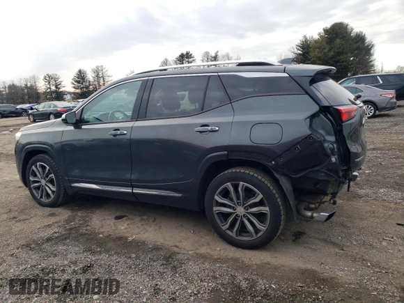 2019 GMC Terrain Denali with VIN 3GKALXEX1KL390529, listed as a Copart auction lot 45210115 with 124,497 mi miles and Salvage Title. Bid and sale history available at carsss.com. Image 2.