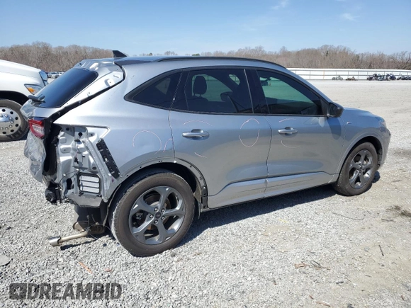 2024 Ford Escape ST-Line with VIN 1FMCU0MN5RUA65662, listed as a Copart auction lot 54426505 with 42,365 mi miles and Salvage Title. Bid and sale history available at DreamBid. Image 3.