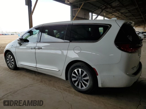 2022 Chrysler Pacifica Hybrid Limited with VIN 2C4RC1S74NR123134, listed as a Copart auction lot 57906795 with 75,648 mi miles and Salvage title. Bid and sale history available at DreamBid. Image 2.