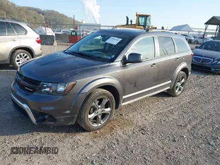 2015 Dodge Journey Crossroad with VIN 3C4PDDGG3FT567067, listed as a IAAI auction lot 42082682 with 88,880 mi miles. Bid and sale history available at carsss.com. Image 2.