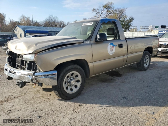 2006 Chevrolet Silverado 1500 LS with VIN 1GCEC14V66Z239551, listed as a Copart auction lot 80305714 with 104,206 mi miles and Salvage Title. Bid and sale history available at carsss.com. Image 1.