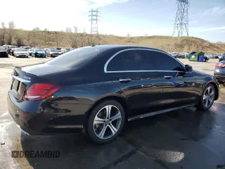 2018 Mercedes-Benz E 300 with VIN WDDZF4KBXJA464197, listed as a Copart auction lot 53205215 with 38,002 mi miles and Salvage title. Bid and sale history available at DreamBid. Image 3.