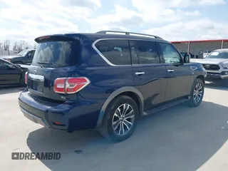 2020 Nissan Armada SL with VIN JN8AY2ND4L9108176, listed as a IAAI auction lot 41590846 with 115,588 mi miles. Bid and sale history available at carsss.com. Image 4.