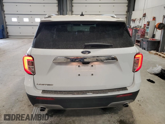 2021 Ford Explorer Limited with VIN 1FMSK7FH7MGB33906, listed as a Copart auction lot 48207965 with 43,798 mi miles and Salvage Title. Bid and sale history available at carsss.com. Image 6.