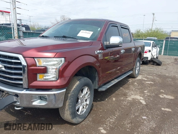 2016 Ford F-150 XLT with VIN 1FTEW1EF2GFD23058, listed as a IAAI auction lot 41930401 with 133,832 mi miles and . Bid and sale history available at carsss.com. Image 17.