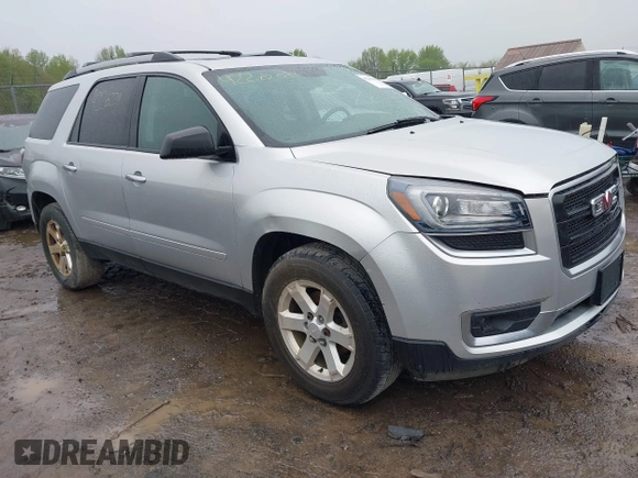 2015 GMC Acadia SLE with VIN 1GKKVPKD7FJ351675, listed as a IAAI auction lot 42202039 with 186,775 mi miles and . Bid and sale history available at carsss.com. Image 1.