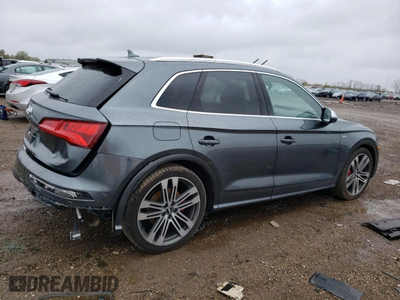 2018 Audi SQ5 Prestige with VIN WA1C4AFY1J2240985, listed as a Copart auction lot 50610653 with 86,686 mi miles. Bid and sale history available at carsss.com. Image 3.