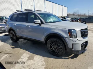 2024 Kia Telluride EX with VIN 5XYP3DGC1RG432472, listed as a Copart auction lot 46633495 with 16,385 mi miles and Salvage Title. Bid and sale history available at carsss.com. Image 4.