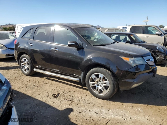 2008 Acura MDX Tech Pkg with VIN 2HNYD28378H523101, listed as a Copart auction lot 76126234 with 127,002 mi miles and Salvage Title. Bid and sale history available at carsss.com. Image 4.
