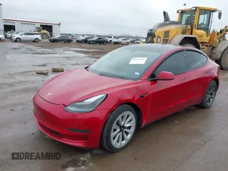 2021 Tesla Model 3 Long Range with VIN 5YJ3E1EB2MF079595, listed as a IAAI auction lot 41621546 with 45,616 mi miles. Bid and sale history available at carsss.com. Image 19.