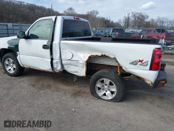 2006 Chevrolet Silverado 1500 Work Truck with VIN 1GCEK14XX6Z282116, listed as a IAAI auction lot 41864276 with 227,306 mi miles. Bid and sale history available at carsss.com. Image 3.