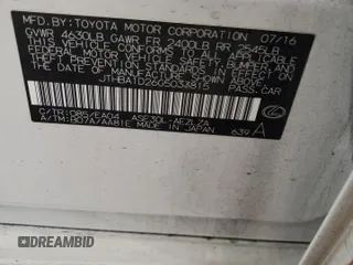 2016 Lexus IS 200t with VIN JTHBA1D26G5033815, listed as a Copart auction lot 49961555 with 95,304 mi miles and Salvage Title. Bid and sale history available at DreamBid. Image 14.
