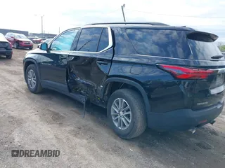 2023 Chevrolet Traverse LT Cloth with VIN 1GNERGKW9PJ121255, listed as a IAAI auction lot 42195974 with 20,847 mi miles and . Bid and sale history available at DreamBid. Image 3.