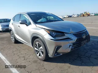 2020 Lexus NX with VIN JTJGJRDZ1L2141304, listed as a IAAI auction lot 41432092 with 90,313 mi miles. Bid and sale history available at carsss.com. Image 1.