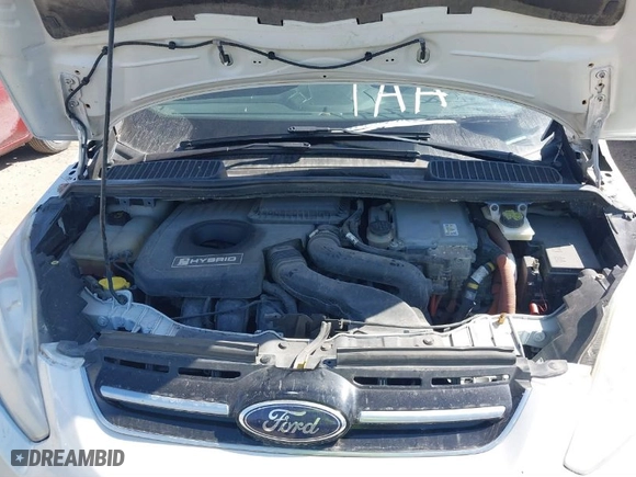 2015 Ford C-Max Hybrid SEL with VIN 1FADP5BU8FL104632, listed as a IAAI auction lot 41780808 with 196,673 mi miles. Bid and sale history available at carsss.com. Image 10.