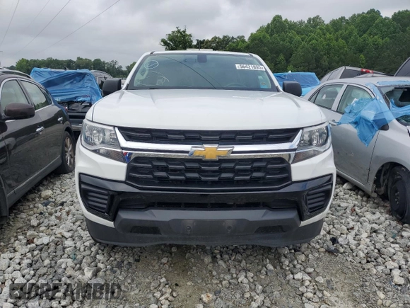 2022 Chevrolet Colorado 2WD Work Truck z VIN 1GCHSBEA8N1187547, wystawiony jako Copart lot #56421895 z przebiegiem 53 776 mil mil oraz Szkoda całkowita • Salvage title. Historia ofert i sprzedaży dostępna na DreamBid. Obrazek 5.