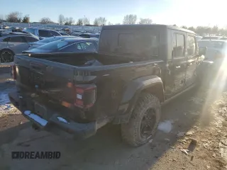2022 Jeep Gladiator Sport S with VIN 1C6HJTAG3NL108851, listed as a Copart auction lot 38134614 with 17,017 mi miles and Salvage title. Bid and sale history available at DreamBid. Image 3.