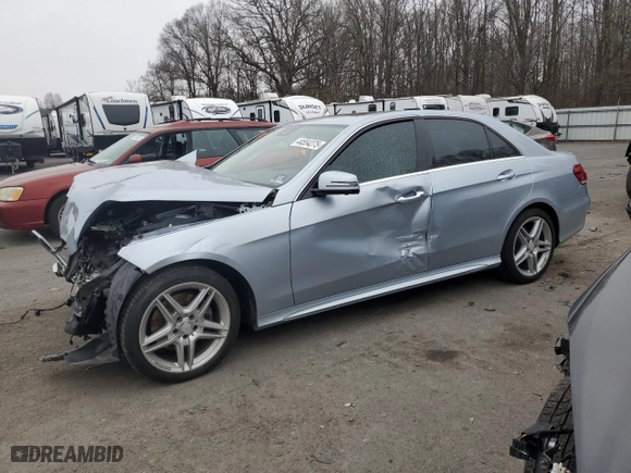 2014 Mercedes-Benz E-Class E 350 Luxury with VIN WDDHF8JBXEA873830, listed as a Copart auction lot 44554275 with 56,084 mi miles and Salvage Title. Bid and sale history available at carsss.com. Image 1.