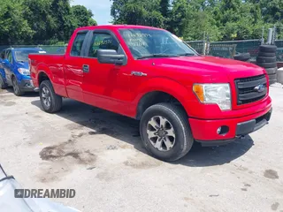2014 Ford F-150 XL z VIN 1FTEX1EM4EFC24475, wystawiony jako IAAI lot #42692573 z przebiegiem 166 214 mil mil oraz . Historia ofert i sprzedaży dostępna na DreamBid. Obrazek 1.