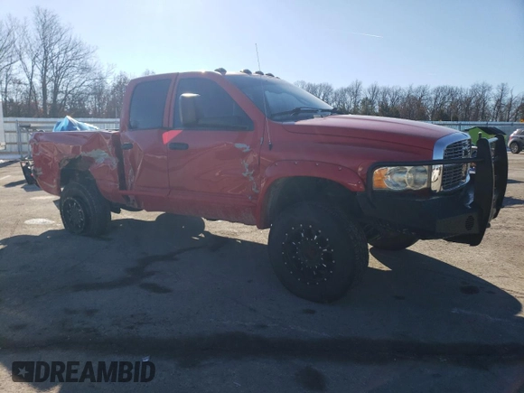 2003 Dodge Ram 3500 ST with VIN 3D7LU38C43G758348, listed as a Copart auction lot 88806075 with 309,083 mi miles and Salvage Title. Bid and sale history available at carsss.com. Image 4.
