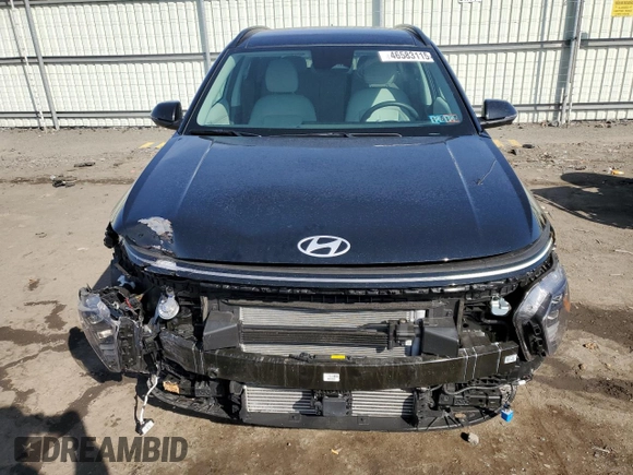 2024 Hyundai Kona Limited with VIN KM8HECA38RU099702, listed as a Copart auction lot 46583115 with 11,897 mi miles and Salvage Title. Bid and sale history available at carsss.com. Image 5.