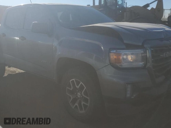 2022 GMC Canyon 4WD AT4 w/Leather with VIN 1GTG6FEN2N1287329, listed as a Copart auction lot 46471595 with 38,694 mi miles and Salvage Title. Bid and sale history available at carsss.com. Image 4.