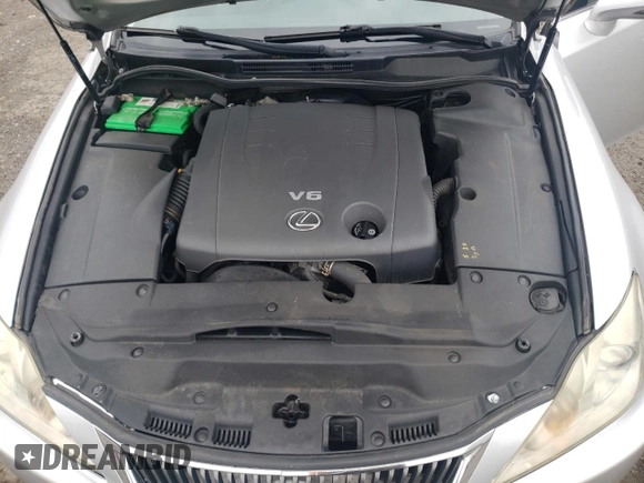 2010 Lexus IS 250 with VIN JTHCF5C24A5044351, listed as a Copart auction lot 59852145 with 171,121 mi miles and Salvage title. Bid and sale history available at DreamBid. Image 11.