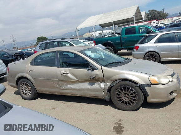 2004 Chrysler Sebring LX with VIN 1C3EL46X44N303515, listed as a IAAI auction lot 42012743 with 105,863 mi miles and . Bid and sale history available at DreamBid. Image 13.