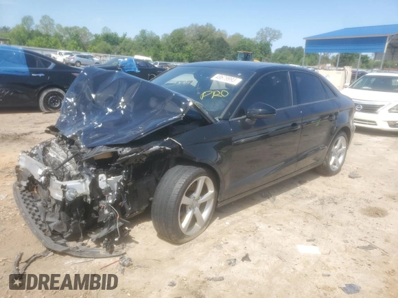 2016 Audi A3 1.8T Premium with VIN WAUA7GFF0G1015717, listed as a Copart auction lot 48679993 with 94,923 mi miles. Bid and sale history available at carsss.com. Image 1.