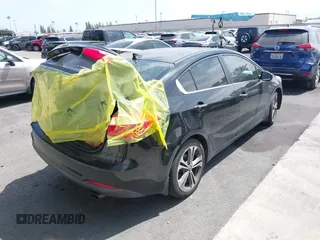 2015 Kia Forte EX with VIN KNAFZ4A81F5336163, listed as a IAAI auction lot 42024955 with 1 mi miles. Bid and sale history available at carsss.com. Image 4.