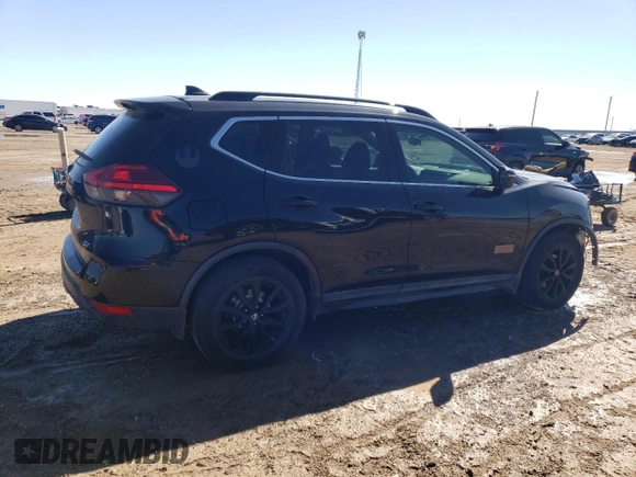 2017 Nissan Rogue SV with VIN 5N1AT2MT8HC758024, listed as a Copart auction lot 47753495 with 104,751 mi miles and Salvage Title. Bid and sale history available at carsss.com. Image 3.