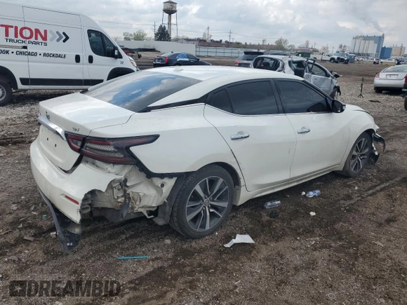 2020 Nissan Maxima SV z VIN 1N4AA6CV6LC376495, wystawiony jako Copart lot #55772755 z przebiegiem 58 078 mil mil oraz Szkoda całkowita • Salvage title. Historia ofert i sprzedaży dostępna na DreamBid. Obrazek 3.
