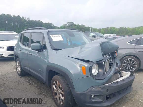 2018 Jeep Renegade Altitude with VIN ZACCJABB1JPJ40873, listed as a IAAI auction lot 42124424 with Not provided miles and . Bid and sale history available at DreamBid. Image 13.