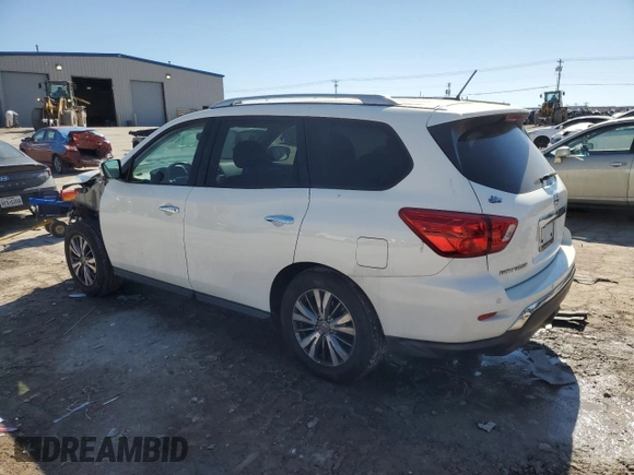 2018 Nissan Pathfinder SV with VIN 5N1DR2MN7JC673503, listed as a Copart auction lot 45830355 with 109,242 mi miles and Salvage Title. Bid and sale history available at carsss.com. Image 2.