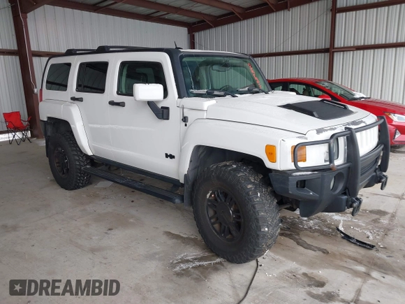 2007 Hummer H3 SUV with VIN 5GTDN13E978203246, listed as a IAAI auction lot 41389840 with 160,983 mi miles and . Bid and sale history available at DreamBid. Image 1.